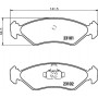 8DB 355 008-051 HELLA Комплект гальмівних колодок, дискове гальмо