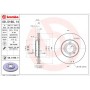 09.5166.11 BREMBO Гальмівний диск