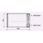 OL6656 AVA QUALITY COOLING Теплообмінник обігрів салону