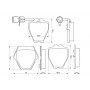 0 986 424 689 BOSCH КомплеК т гальмівних колодок, дискове гальмо