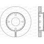 BDA2055.20 OPEN PARTS Гальмівний диск