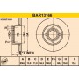 BAR13166 BARUM Гальмівний диск