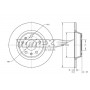 TX 73-48 TOMEX Brakes Гальмівний диск