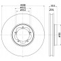 8DD 355 123-131 HELLA PAGID Гальмівний диск