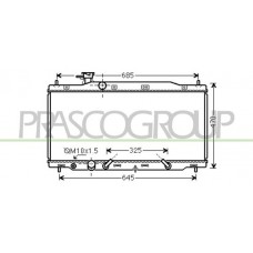 HD828R004 PRASCO Радіатор охолодження двигуна