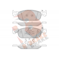 RB2274 R BRAKE Комплект гальмівних колодок дисковий гальм