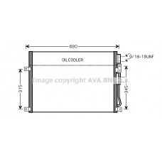 JEA5045 AVA QUALITY COOLING Конденсатор кондиціонера