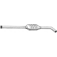 283-567 BOSAL Середній глушник вихлопних газів
