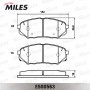 E500563 MILES Комплект гальмівних колодок дисковий гальм