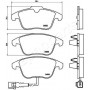PA-0929AF JAPANPARTS Комплект гальмівних колодок дисковий гальм