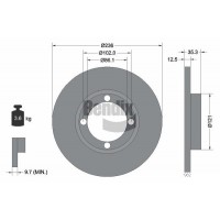 BDS1388 BENDIX Braking Гальмівний диск