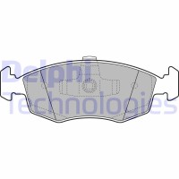 LP2274 DELPHI Комплект гальмівних колодок дисковий гальм