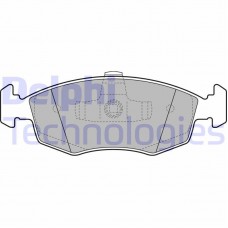 LP2274 DELPHI Комплект гальмівних колодок дисковий гальм