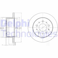 BG4061 DELPHI Гальмівний диск