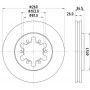 8DD 355 104-551 HELLA PAGID Гальмівний диск