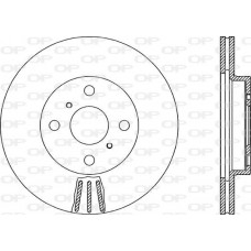 BDA1877.20 OPEN PARTS Гальмівний диск