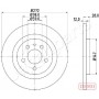 DP-0606C JAPANPARTS Гальмівний диск
