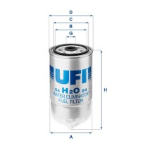 24.H2O.04 UFI Паливний фільтр