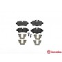 P 06 052 BREMBO Комплект гальмівних колодок дисковий гальм