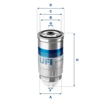 24.379.00 UFI Паливний фільтр