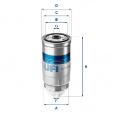24.379.00 UFI Паливний фільтр