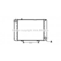 MS2134 AVA QUALITY COOLING Радіатор охолодження двигуна