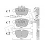 22-0675-1 METELLI Комплект гальмівних колодок дисковий гальм