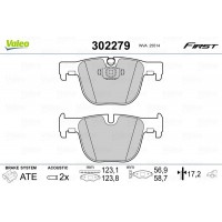 302279 VALEO КомплеК т гальмівних колодок, дискове гальмо