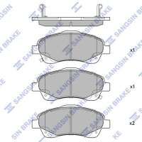 SP1576 Hi-Q Комплект гальмівних колодок дисковий гальм