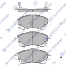 SP1576 Hi-Q Комплект гальмівних колодок дисковий гальм