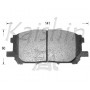 FK2249 KAISHIN Комплект гальмівних колодок дисковий гальм