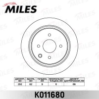 K011680 MILES Гальмівний диск