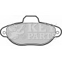 KBP1738 KEY PARTS КомплеК т гальмівних колодок, дискове гальмо