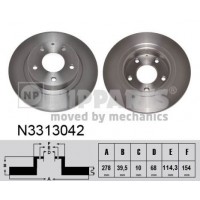 N3313042 NIPPARTS Гальмівний диск