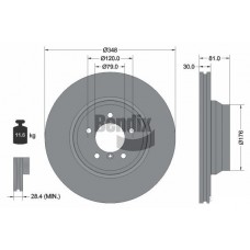 BDS1759HC BENDIX Braking Гальмівний диск
