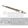 J5719002 NIPPARTS Свічка розжарювання