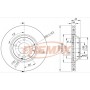 BD3323 FREMAX BRAKE DISC HIGH CARBON, LEFT