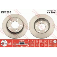 DF6205 TRW Гальмівний диск