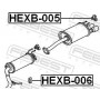 HEXB-005 FEBEST Монтажний комплект система випуску