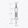 062900132304 MAGNETI MARELLI Свічка розжарювання
