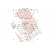 RB1940 R BRAKE Комплект гальмівних колодок дисковий гальм