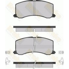 PA1256 Brake ENGINEERING Комплект гальмівних колодок дисковий гальм