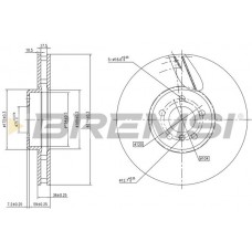 CD8619VRD BREMSI Гальмівний диск
