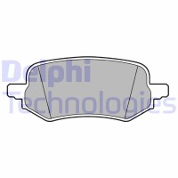 LP3649 DELPHI Комплект гальмівних колодок дисковий гальм