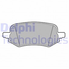 LP3649 DELPHI Комплект гальмівних колодок дисковий гальм