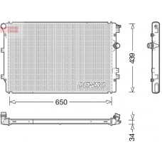 DRM32046 DENSO Радіатор охолодження двигуна