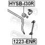 HYSBI30R FEBEST Опора стабілізатора