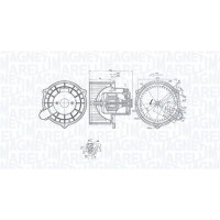 069412367010 MAGNETI MARELLI Вентилятор салону