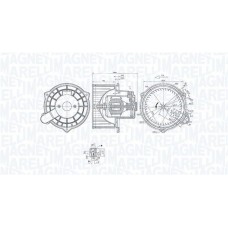 069412367010 MAGNETI MARELLI Вентилятор салону