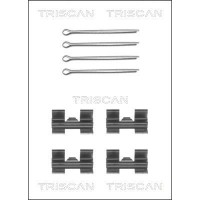 8105 171001 TRISCAN Комплектуючі колодки дискового гальма